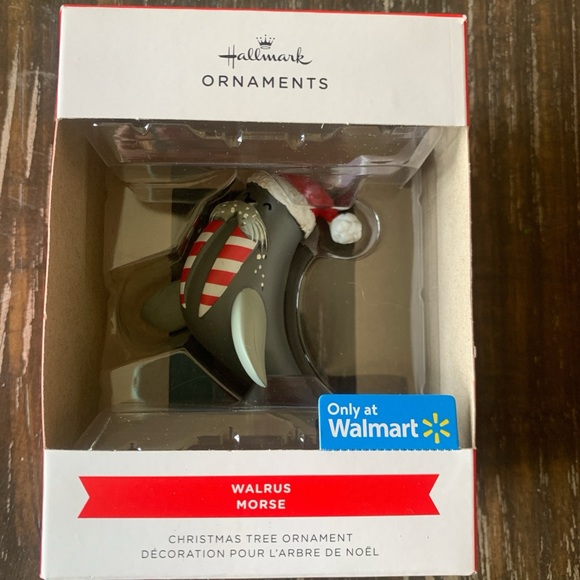 Hallmark Walmart Exclusive Walrus Christmas Tree Holiday Ornament New 2022 - Picture 2 of 5